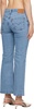 Blue Middy Ankle Flare Jeans