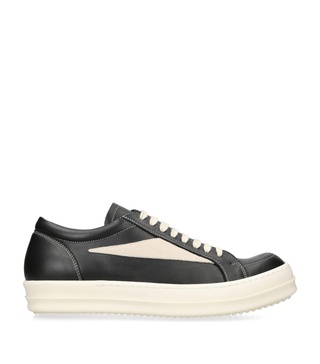 Leather Vintage Low-Top Sneakers