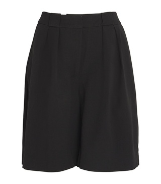 Wool Pleated Bermuda Shorts