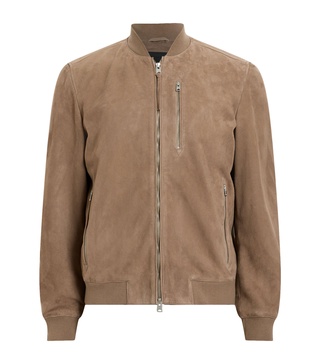 Suede Kemble Bomber Jacket