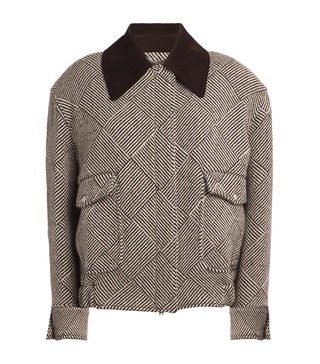 Tweed Bomber Jacket