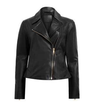 Leather Vela Biker Jacket