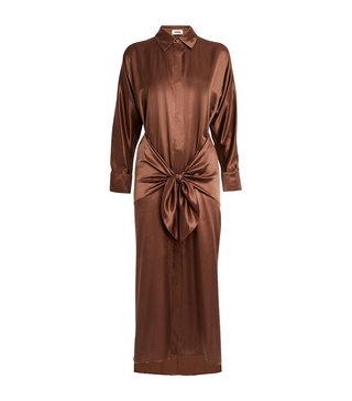 Satin Pallas Midi Dress