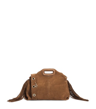 Suede Miss M Shoulder Bag