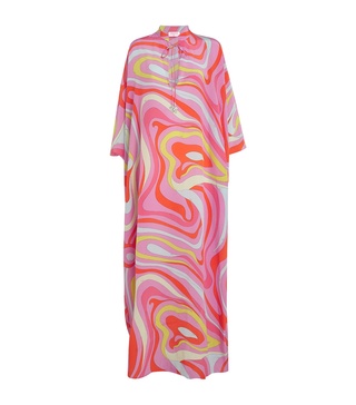 Silk Printed Kaftan