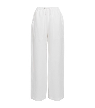 Linen Drawstring Trousers