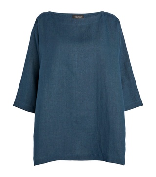 Linen A-Line Blouse