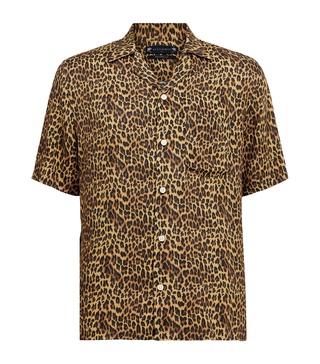 Leopard Print Carcle Shirt