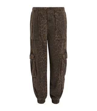 Leopard Print Freya Cargo Trousers 