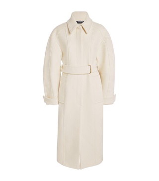 Virgin Wool Bari Trench Coat