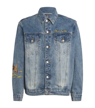 Denim Duck Embroidered Jacket