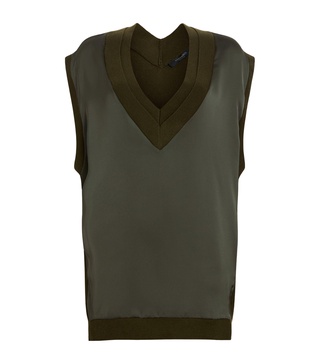 Wool Sleeveless Bern Sweater