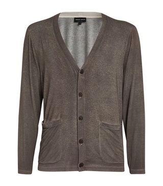 Jersey V-Neck Cardigan