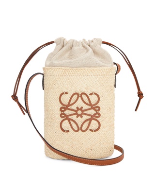 x Paula’s Ibiza Straw Bucket Bag