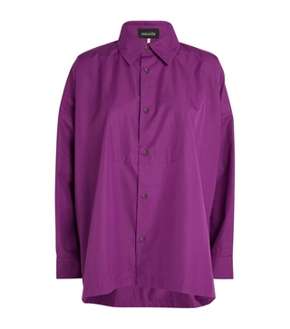 Cotton A-Line Shirt