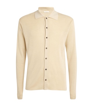 Lorde Linen-Silk Cardigan