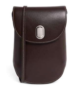 Leather Tondo Cross-Body Bag