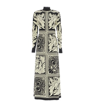 Halle Placement Print Maxi Dress