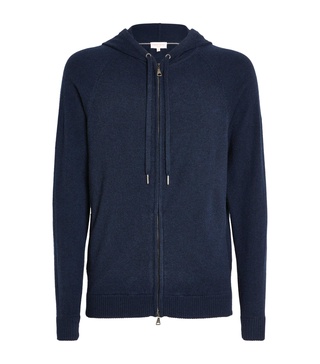 Cashmere Zip-Up Hoodie