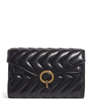 Leather Yza Clutch Bag