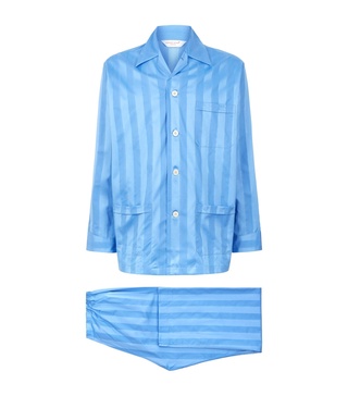 Lingfield Cotton Stripe Pyjama Set