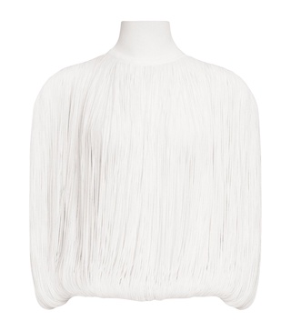 Merino Wool Fringed Top