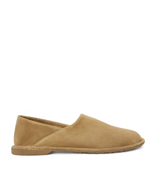 Suede Folio Slippers