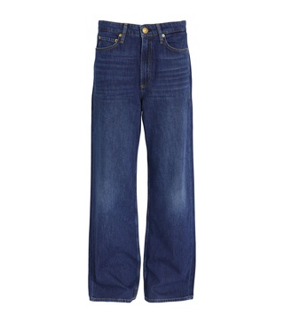 Logan Mid-Rise Wide-Leg Jeans