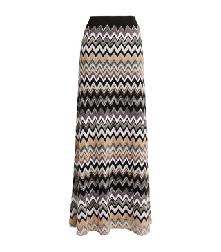 Zigzag Maxi Skirt