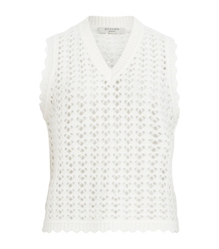 Openwork Vivian Sweater Vest 