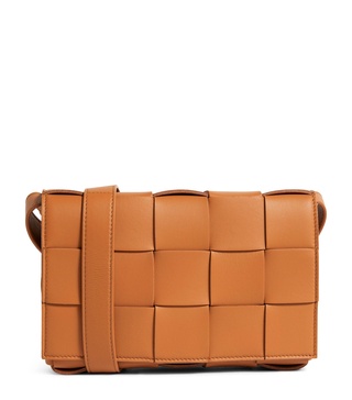 Leather Cassette Cross-Body Bag