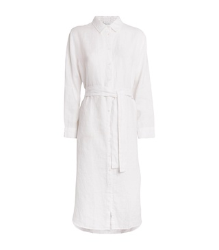 Linen Dania Midi Shirt Dress