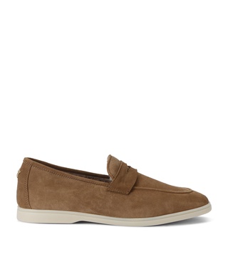 Suede Loisir Gommé Loafers