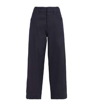 Linen-Blend Banks Trousers