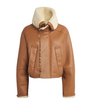 Leather-Shearling Jacket