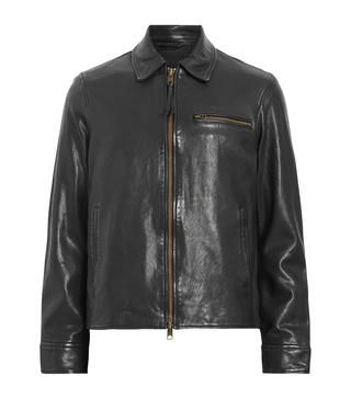 Leather Miller Jacket