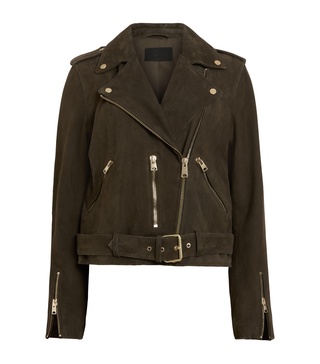 Suede Balfern Biker Jacket