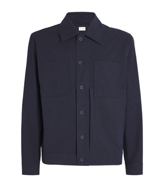 Cotton Utility Shirt Jacket