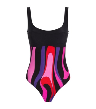 Marmo Print Swimsuit