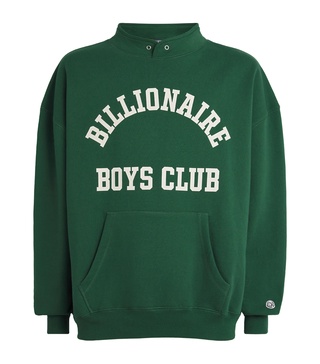 Stand-Collar Logo Sweatshirt