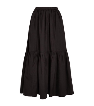 Tiered Midi Skirt