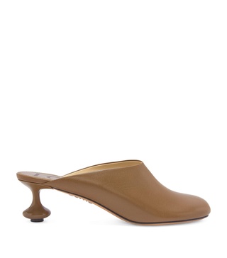 Leather Toy Mules 45