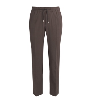 Drawstring Straight Trousers