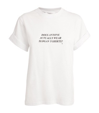 Cotton Slogan T-Shirt 