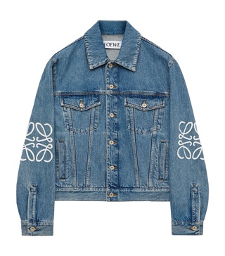 Anagram Patch Denim Jacket