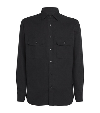 Cotton-Cashmere Overshirt