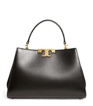 Leather Eleanor Top-Handle Bag