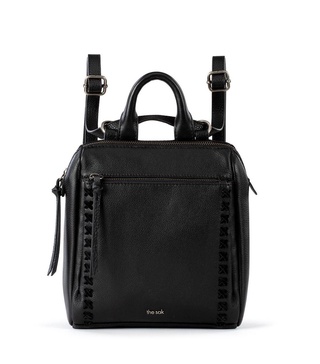 Loyola Convertible Small Leather Backpack