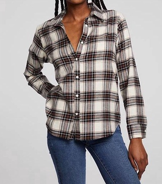 jackson button down in americana plaid