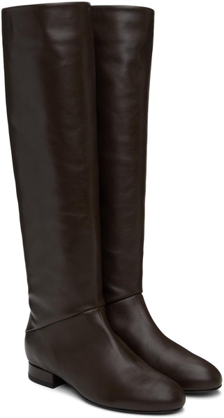 Brown Felix Nappa Leather Boots